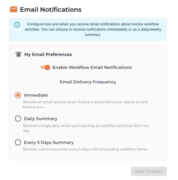 Email Notifications